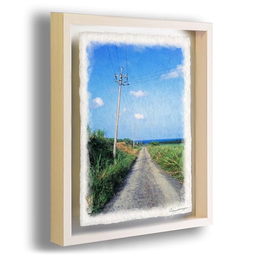 絵画　\"世界が広がる” 現代アート 額縁付(58cm×46cm) 2096557323.jpg
